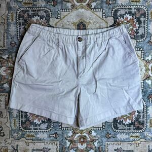 Chubbies Men's Tan Cream Shorts Outdoor Summer Comfort Size XL 5.5" Inseam